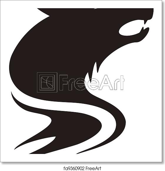 561x581 Free Art Print Of Wolf Vector Tribal Wolf Tattoo Style Vector