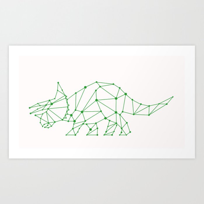 Triceratops Vector Art Print 700x700 Triceratops Vector Art Print