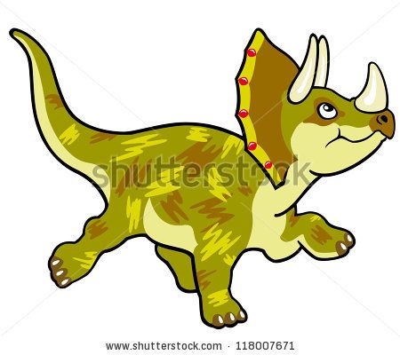 Stock Vector Cartoon Dinosaur Triceratops,vector Picture 450x400 Stock Vector Cartoon Dinosaur Triceratops,vector Picture