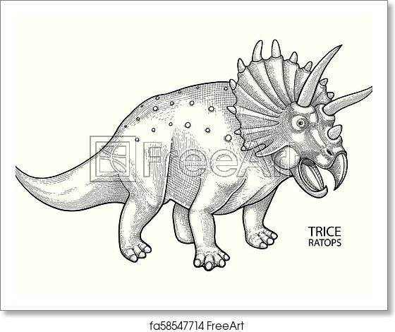 Free Art Print Of Realistic Graphic Dinosaur Graphic Triceratops 560x470 Free Art Print Of Realistic Graphic Dinosaur Graphic Triceratops