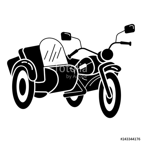 500x500 Motorbike Tricycle Icon Simple Illustration Of Motorbike Tricycle