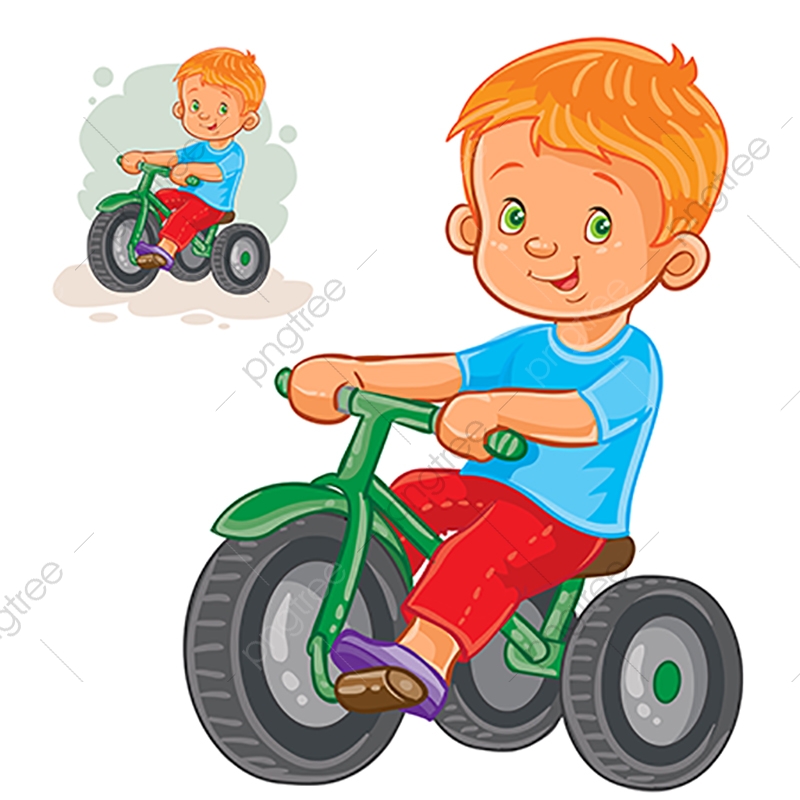 800x800 Vector Illustration Of Small Boy Ride Tricycle, Baby, Boy, Little