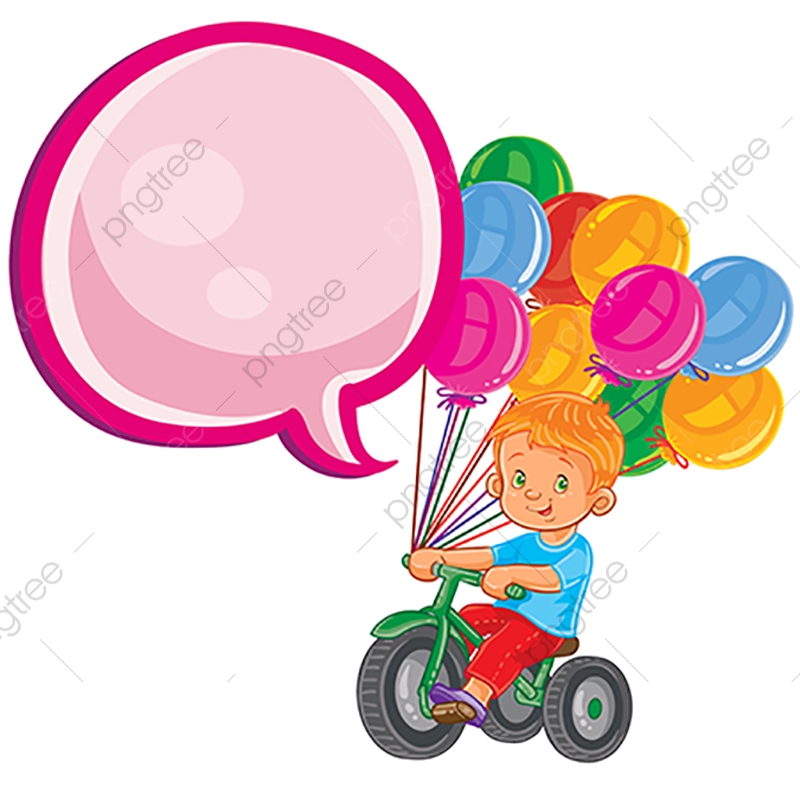 800x800 Vector Small Boy Ride Tricycle With Balloons, Baby, Boy, Little