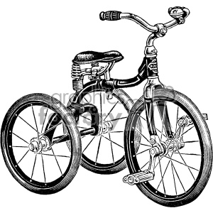 300x300 Vintage Tricycle Vector Vintage Vector Art Gf Clipart