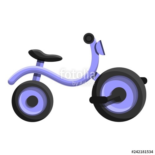 500x500 Kid Tricycle Icon Cartoon Of Kid Tricycle Vector Icon For Web