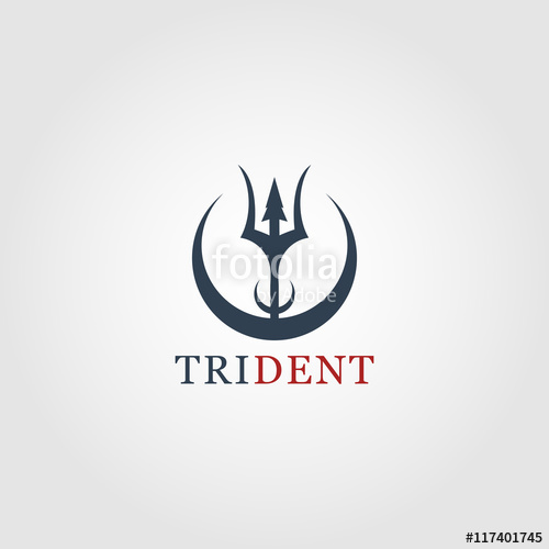 500x500 Trident Logo Vector Stock Image And Royalty Free Vector