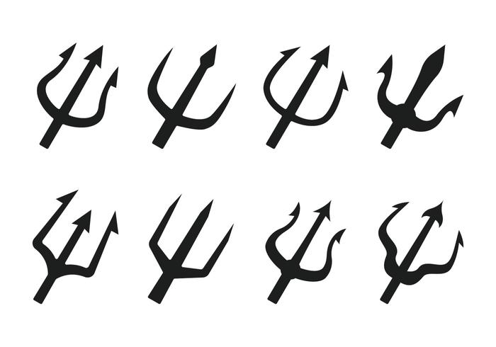 700x490 Poseidon Trident Vector Icon
