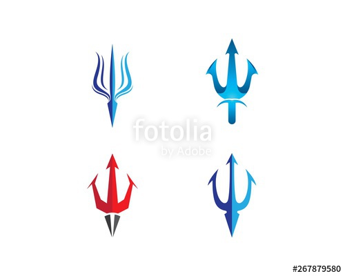 500x400 Trident Vector Icon Illustration Design Stock Image And Royalty