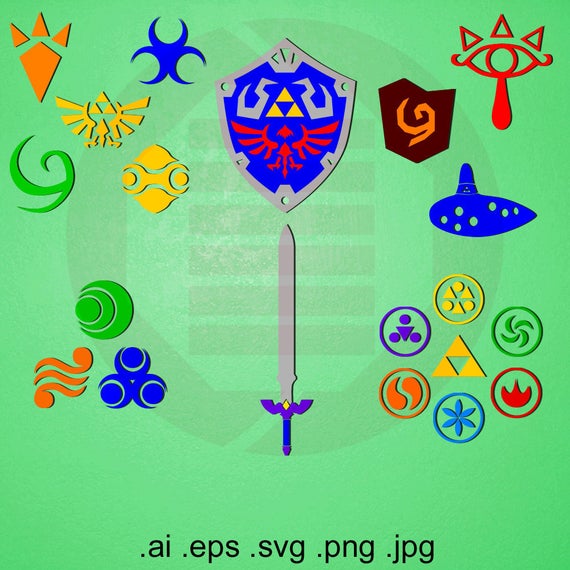 Legend Of Zelda Ocarina Of Time Clipart Printable Art Etsy 570x570 Legend Of Zelda Ocarina Of Time Clipart Printable Art Etsy