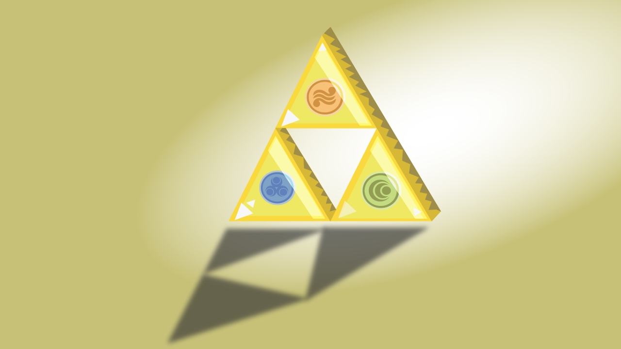 Triforce Speed Vector Drawing 1280x720 Triforce Speed Vector Drawing