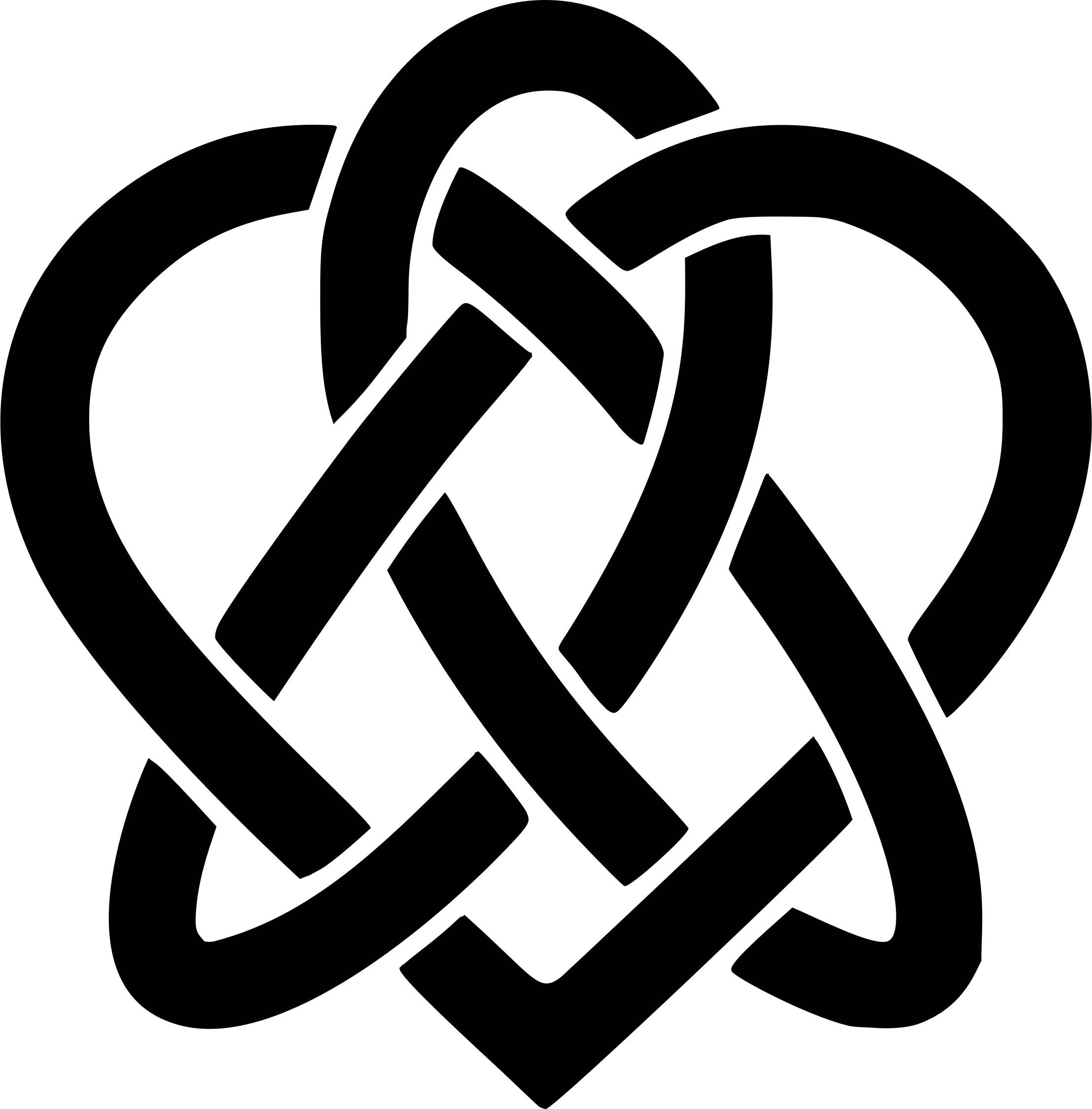 2216x2250 Celtic Knot Vector Clipart Image