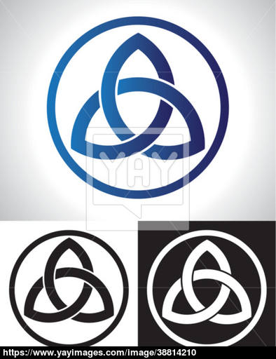 394x512 Celtic Trinity Knot Vector Vector