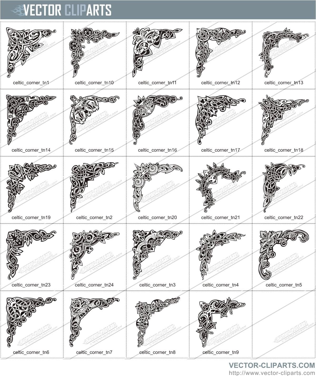 1200x1428 Celtic Knot Border Corner Celtic Knot Vector Border Celtic Art