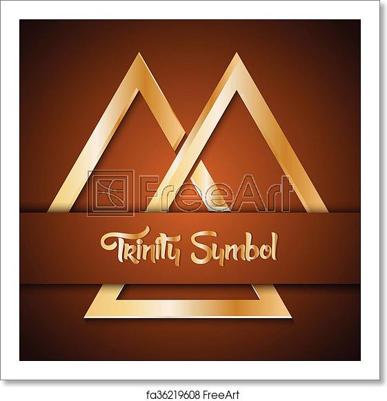 561x581 Free Art Print Of Trinity Symbol Creative Vector Abstract
