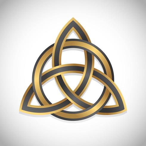 490x490 Triquetra Symbol Gold