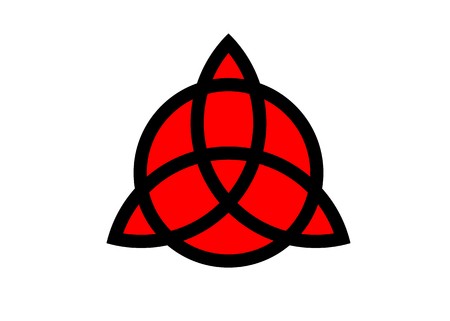 450x321 Triquetra Geometric Logo, Trinity Knot, Wiccan Symbol