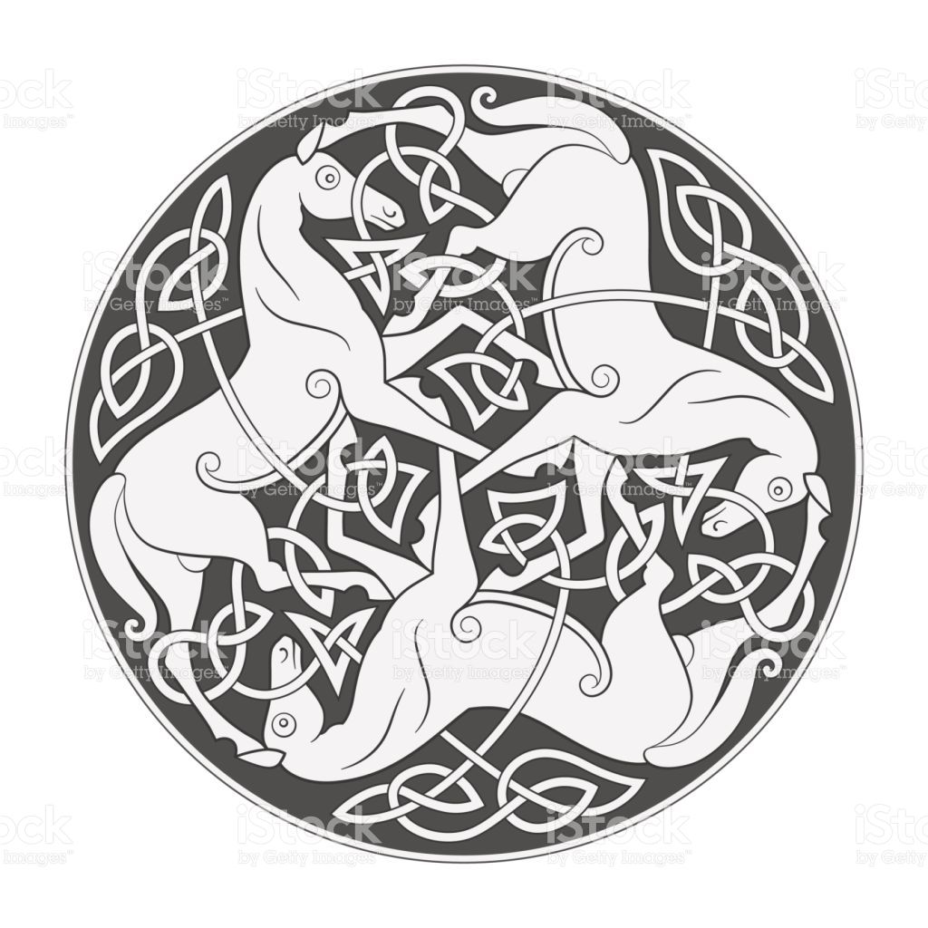Ancient Celtic Mythological Symbol Of Horse Trinity Vector Knot 1024x1024 Ancient Celtic Mythological Symbol Of Horse Trinity Vector Knot