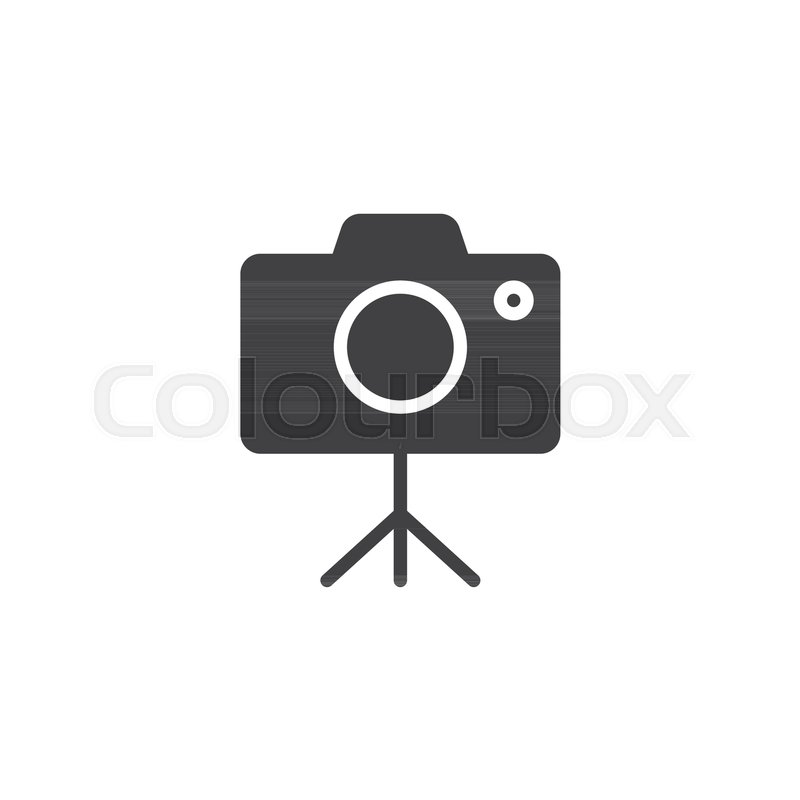 Photo Camera Tripod Vector Icon Stock Vector Colourbox 800x800 Photo Camera Tripod Vector Icon Stock Vector Colourbox