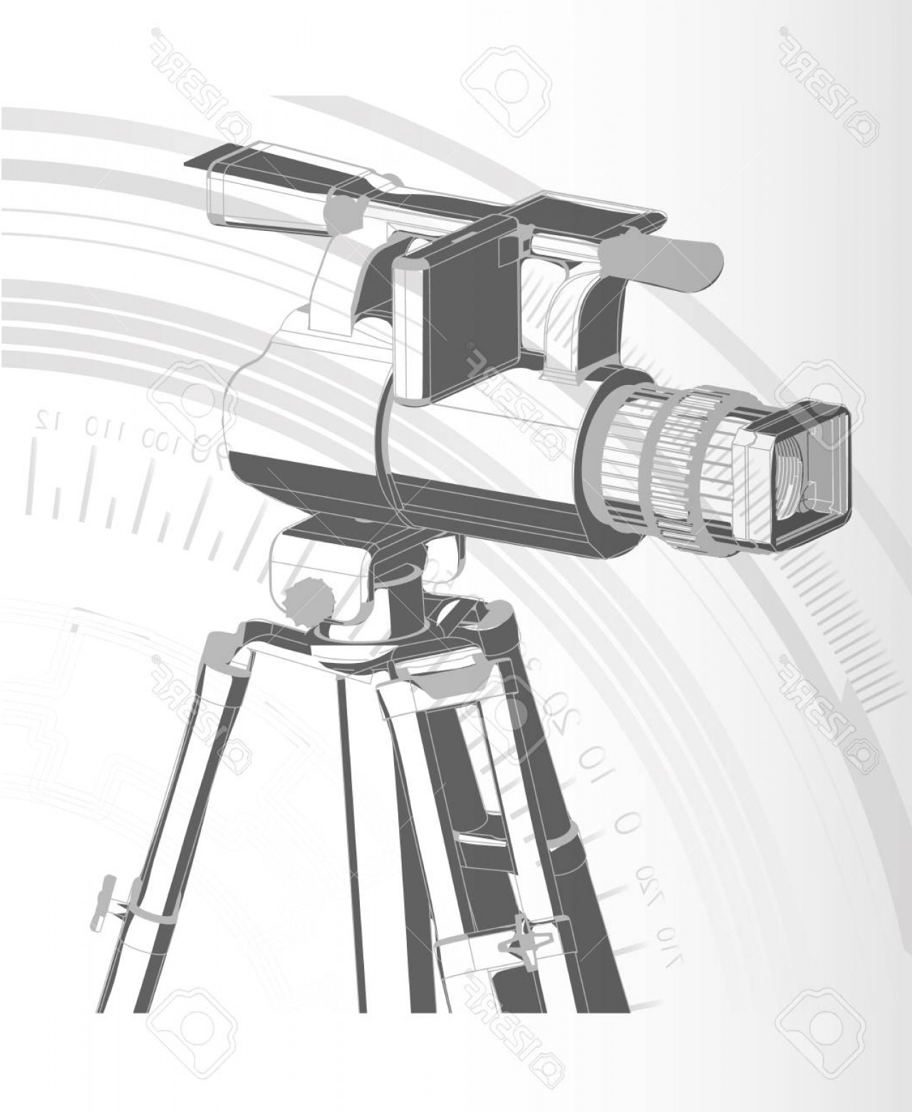 Tripod Vector Art Catamart 1280x1560 Tripod Vector Art Catamart