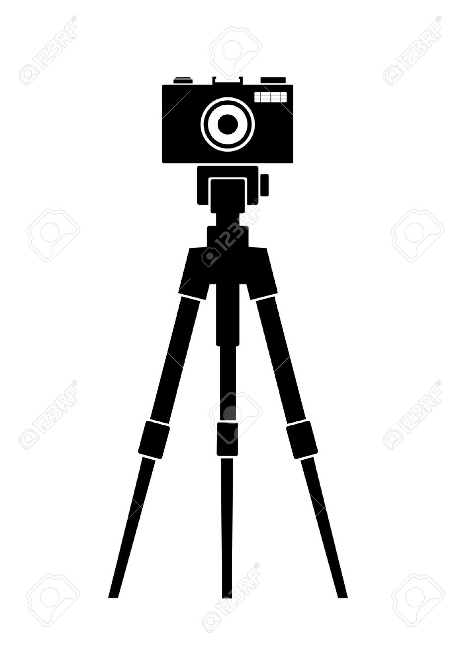 Camera On Tripod Clipart 919x1300 Camera On Tripod Clipart