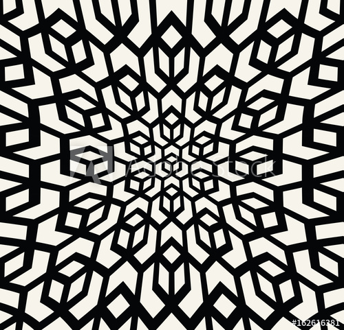 500x481 Seamless Geometric Line Grid Vector Trippy Pattern
