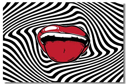 425x284 Poster Psychedelic Trippy Surreal Abstract Vector