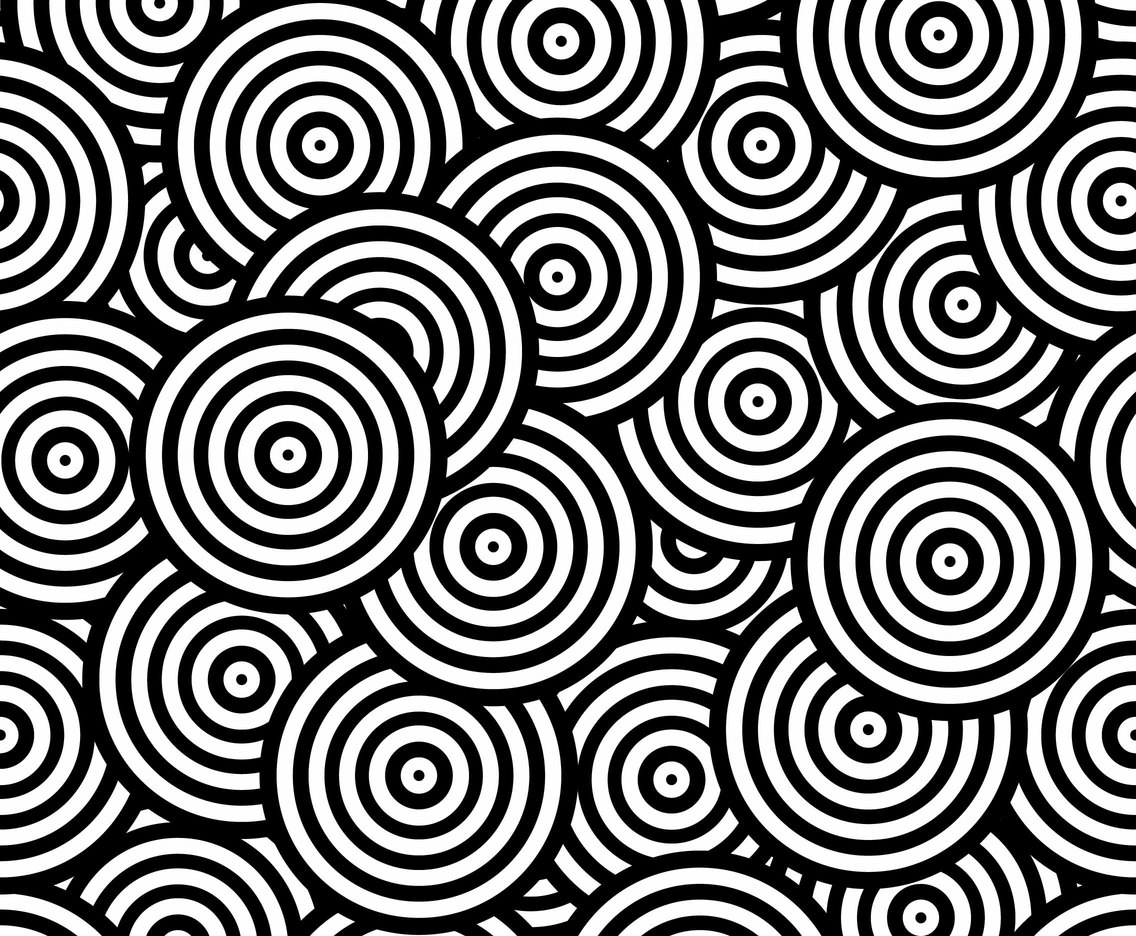 1136x936 Circled Psychedelic Pattern Vector Art Graphics