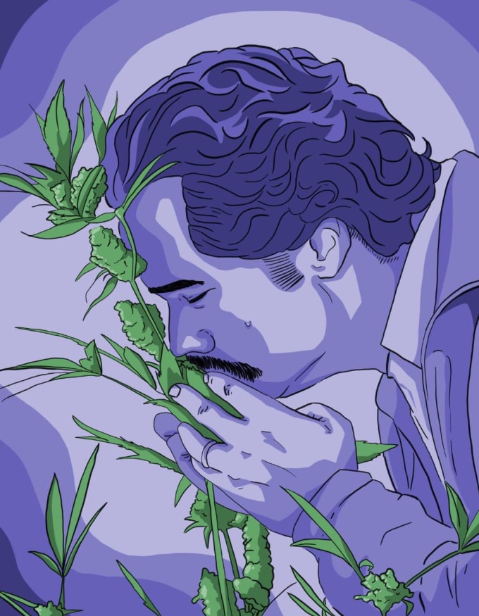 680x875 Draw A Trippy Psychedelic Vector Illustration For You