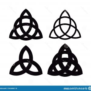 300x300 Triquetra In Circle Trikvetr Knot Shape Trinity Vector Boozeworthy