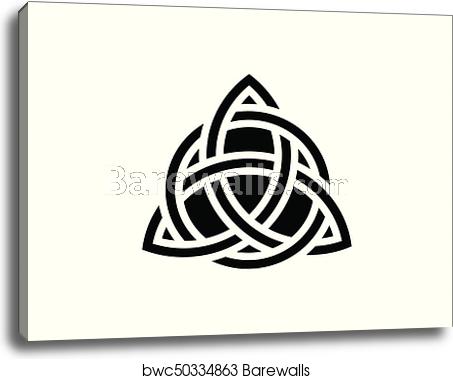 453x379 Triquetra Trinity Knot Celtic Symbol Of Eternity Vector