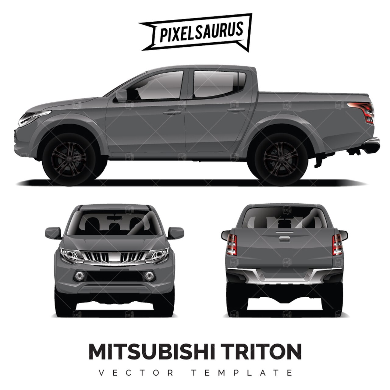 Mitsubishi Triton Vector Template 1280x1280 Mitsubishi Triton Vector Template