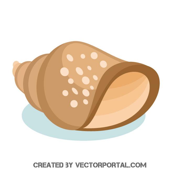 Triton Shell Vector Image 660x660 Triton Shell Vector Image