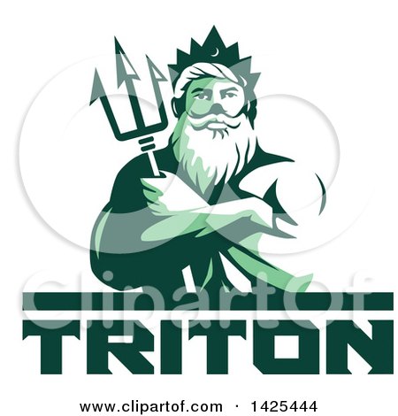 Clipart Of A Merman, Triton, Holding A Trident 450x470 Clipart Of A Merman, Triton, Holding A Trident