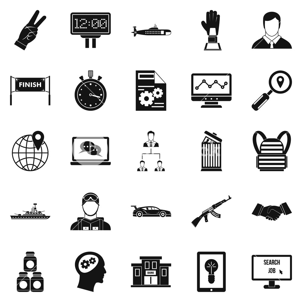 1000x1000 Triumph Icons Set Simple Set Of Triumph Vector Icons For Web
