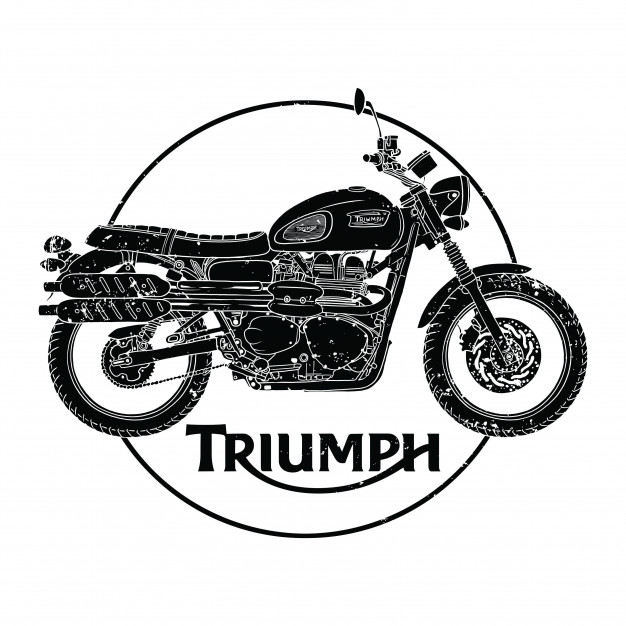 626x626 Triumph Scrambler Vector Premium Download