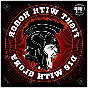 300x300 Photostock Vector Spartan Warrior Head Knight Logo Trojan Helmet