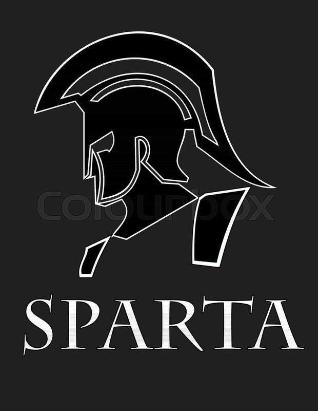 620x800 Sparta Warrior Head Trojan, Side View Stock Vector Colourbox