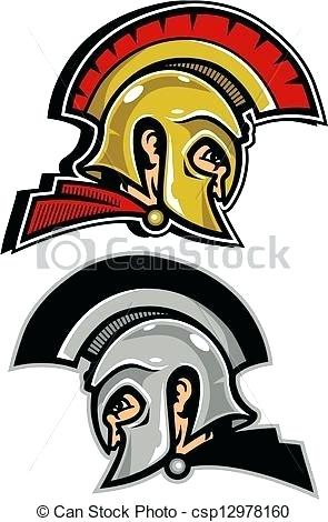 295x470 Trojan Head Clipart
