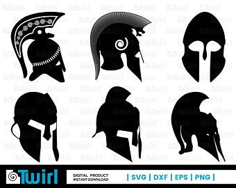340x270 Greek Helmet Vector Etsy