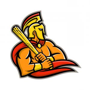 300x300 Photostock Vector Spartan Ancient Greek Trojan Warrior Helmet