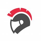 170x170 Roman Centurion Mascot Head With Helmet Vector Graphic Mouse Pad