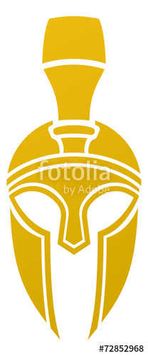 208x500 Spartan Or Trojan Helmet Icon Stock Image And Royalty Free Vector