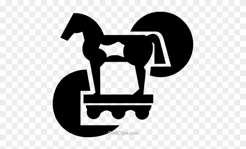840x509 Trojan Horse Royalty Free Vector Clip Art Illustration