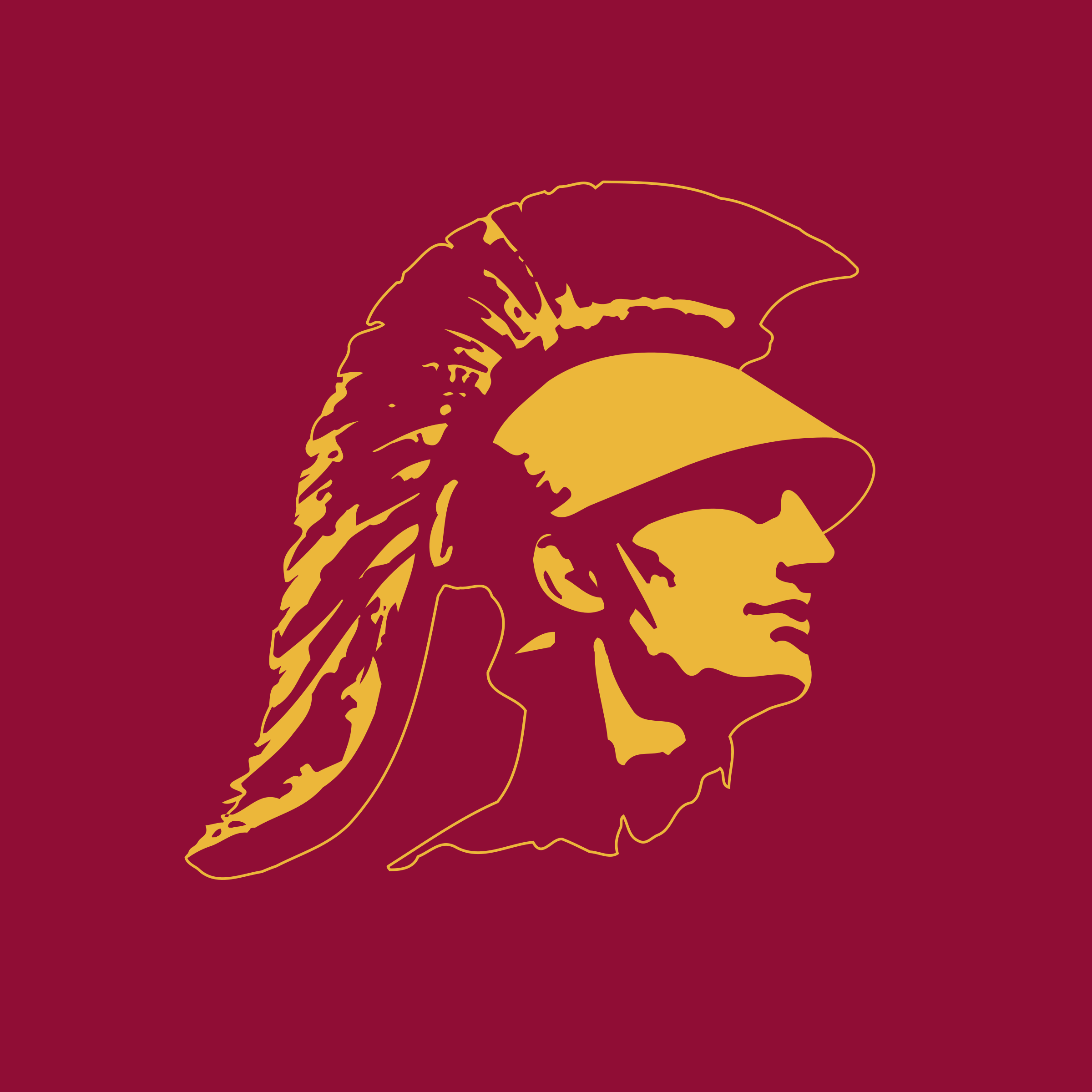 2400x2400 Southern California Trojans Logo Png Transparent Vector