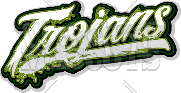 590x303 Trojans Grunge Logo Graphic Vector Artwork