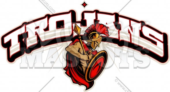 590x320 Trojans Team Logo Graphic Vector Artwork