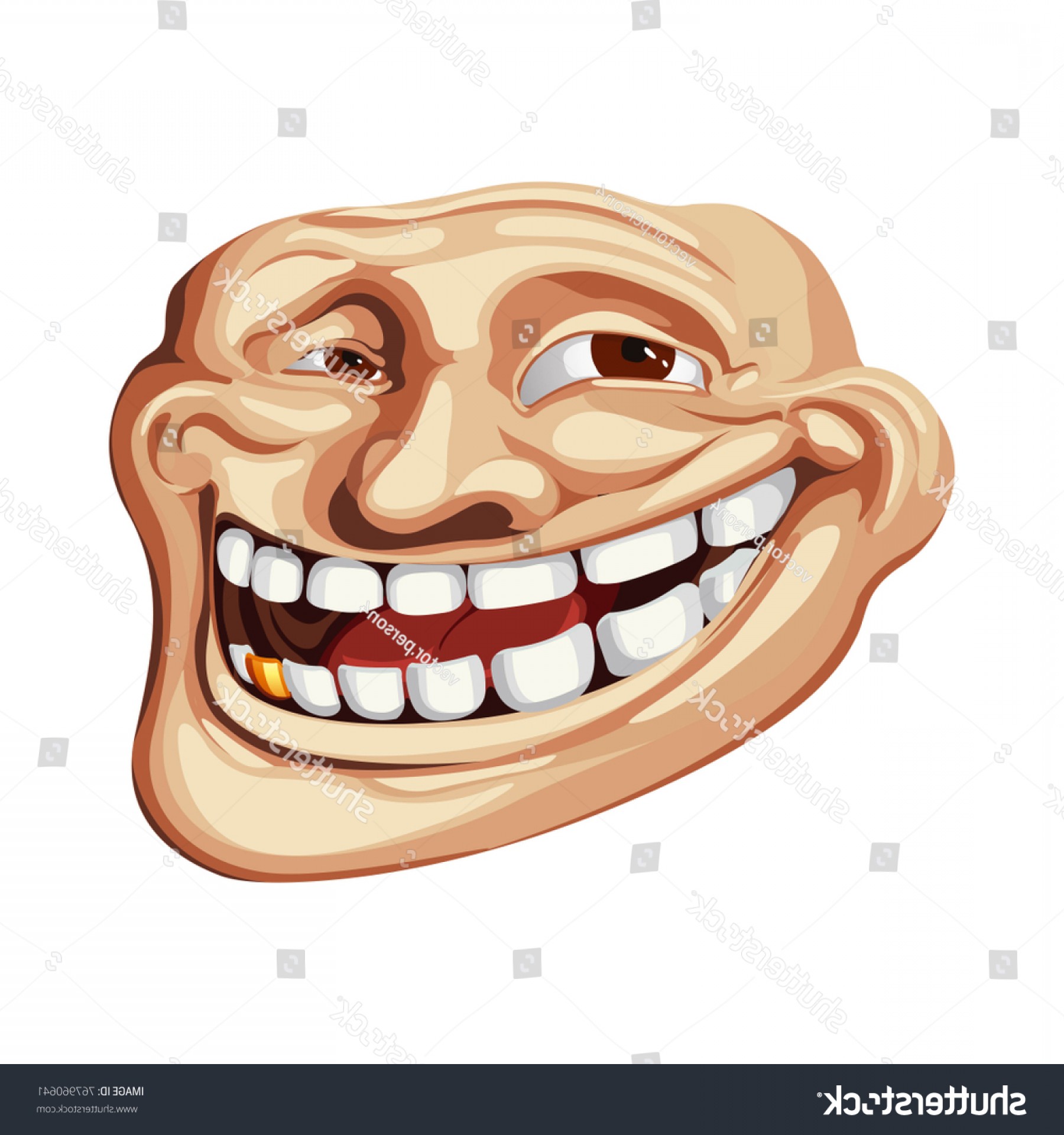 1800x1920 Troll Face Cartoon Vector Illustration Soidergi