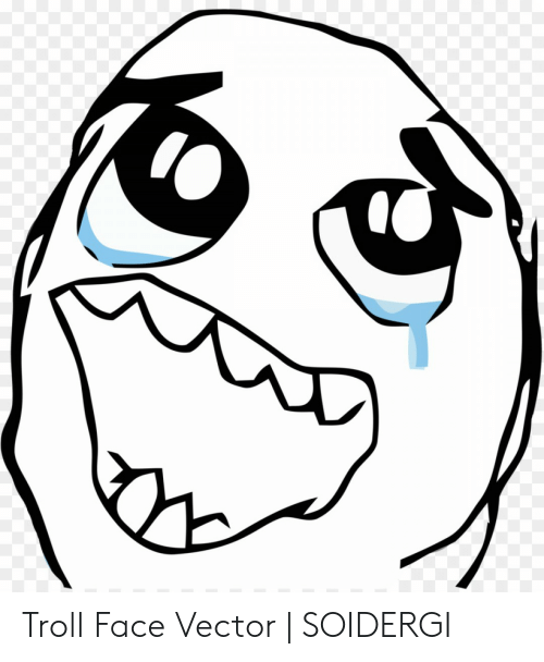500x608 Troll Face Vector Soidergi Troll Meme On Me Me