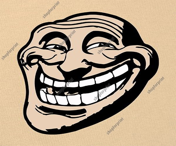 600x500 Troll Face In Vector Format