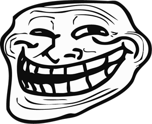 300x244 Troll Face Logo Vector